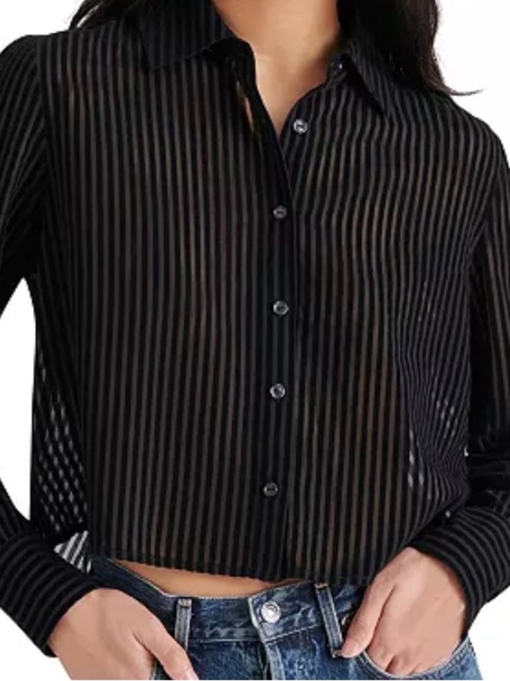 Steve Madden Women's Noelle Striped Shirt